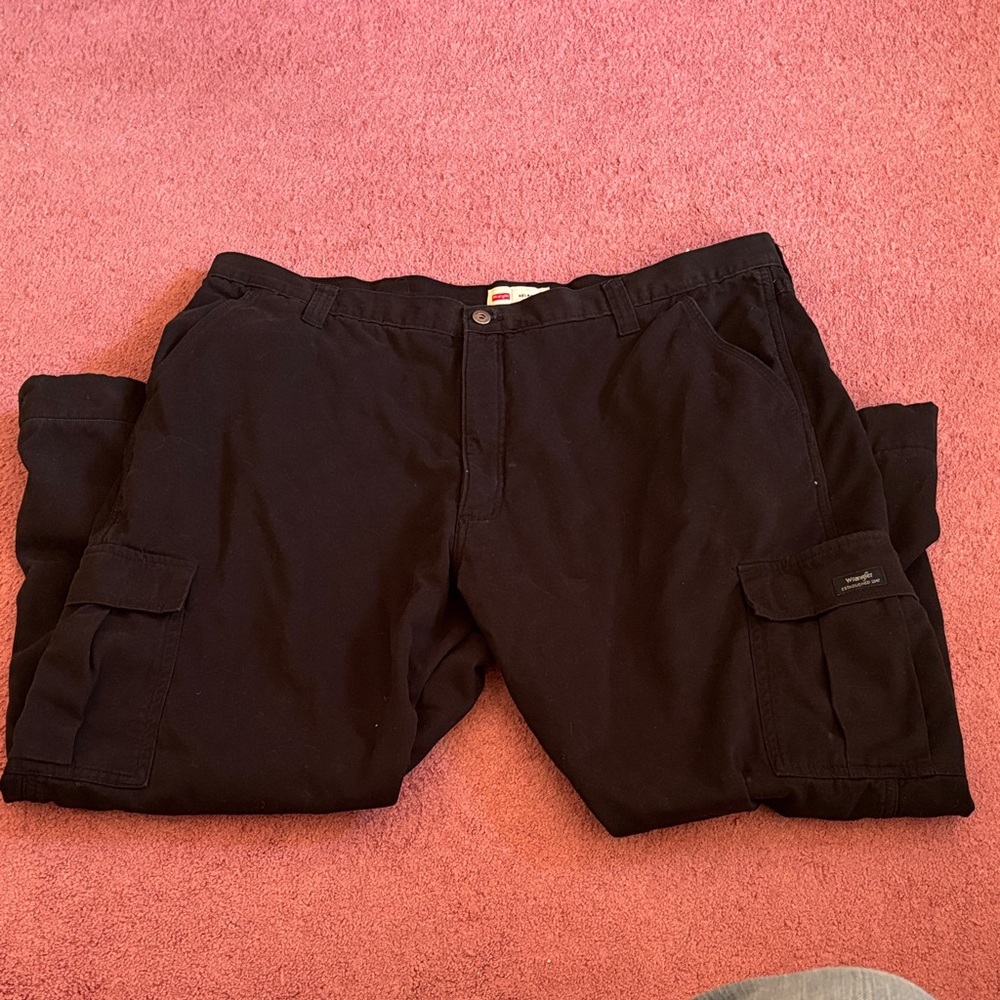 Men's Black Cargo Pants - Casual Utility Style